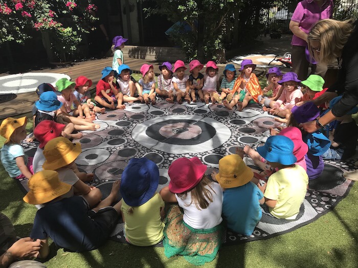 Reconciliation Mat in use for Naidoc Week